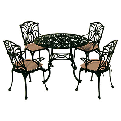 LG Outdoor Norfolk 4 Seater Outdoor Dining Set Green